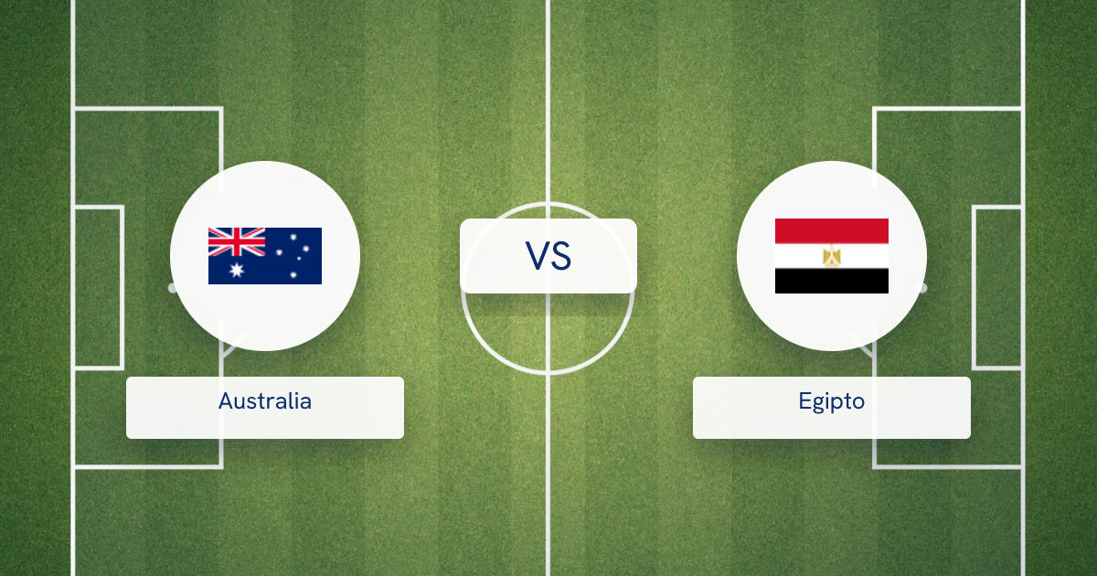 Australia vs Egipto
