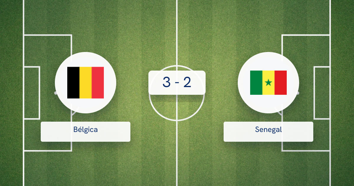 Bélgica vs Senegal