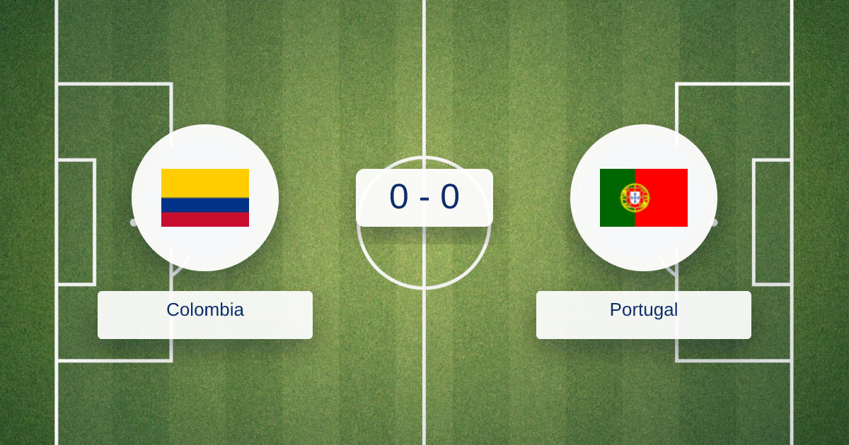 Colombia vs Portugal