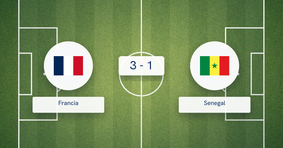 Francia vs Senegal