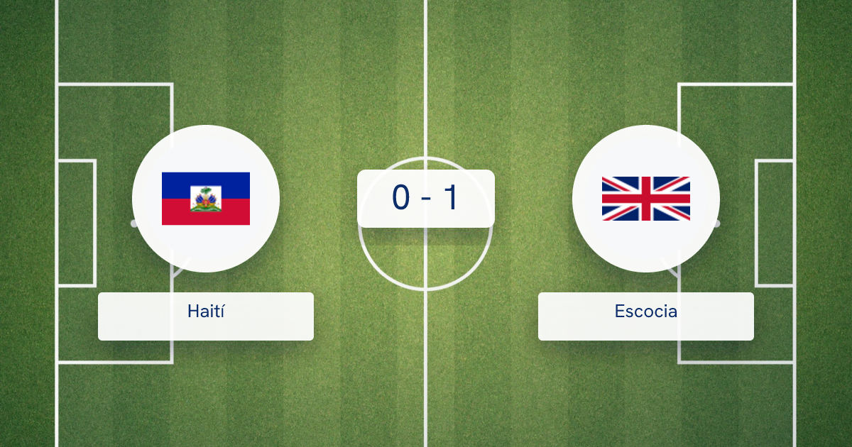 Haití vs Escocia