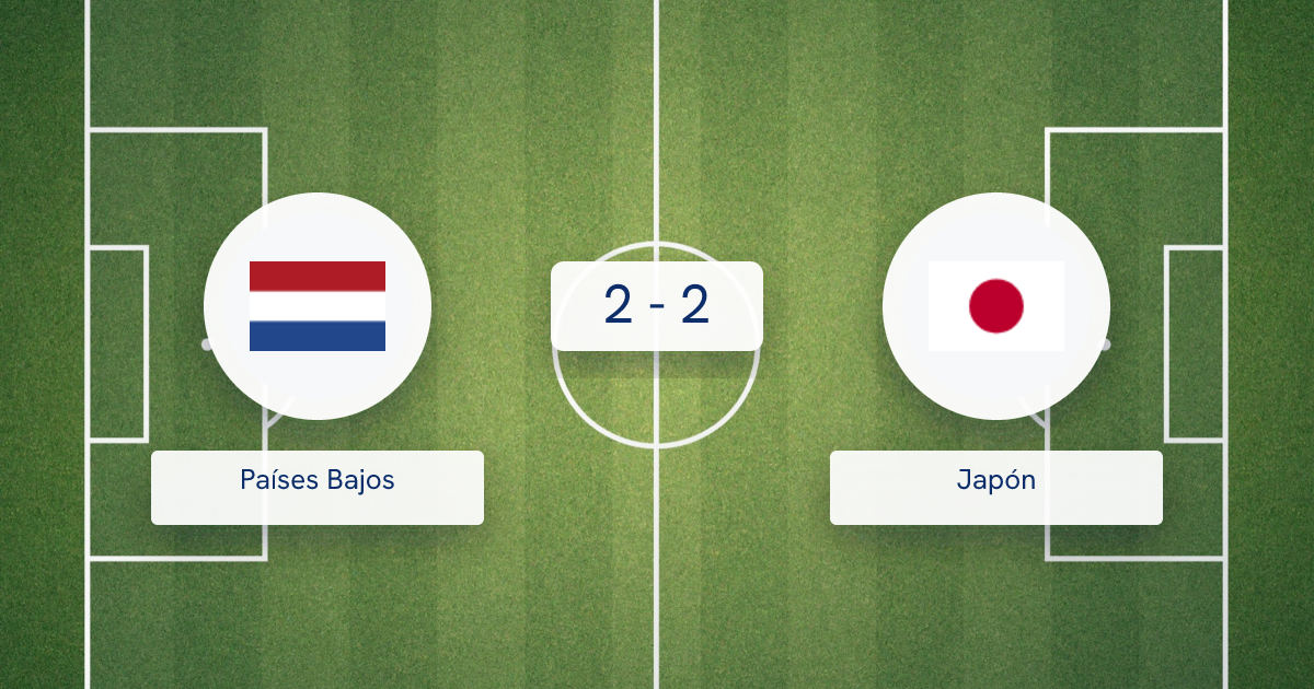 Países Bajos vs Japón