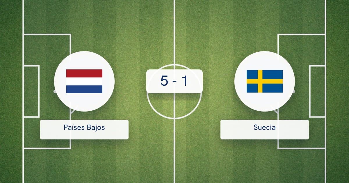 Países Bajos vs Suecia