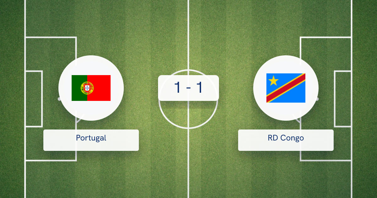 Portugal vs RD Congo