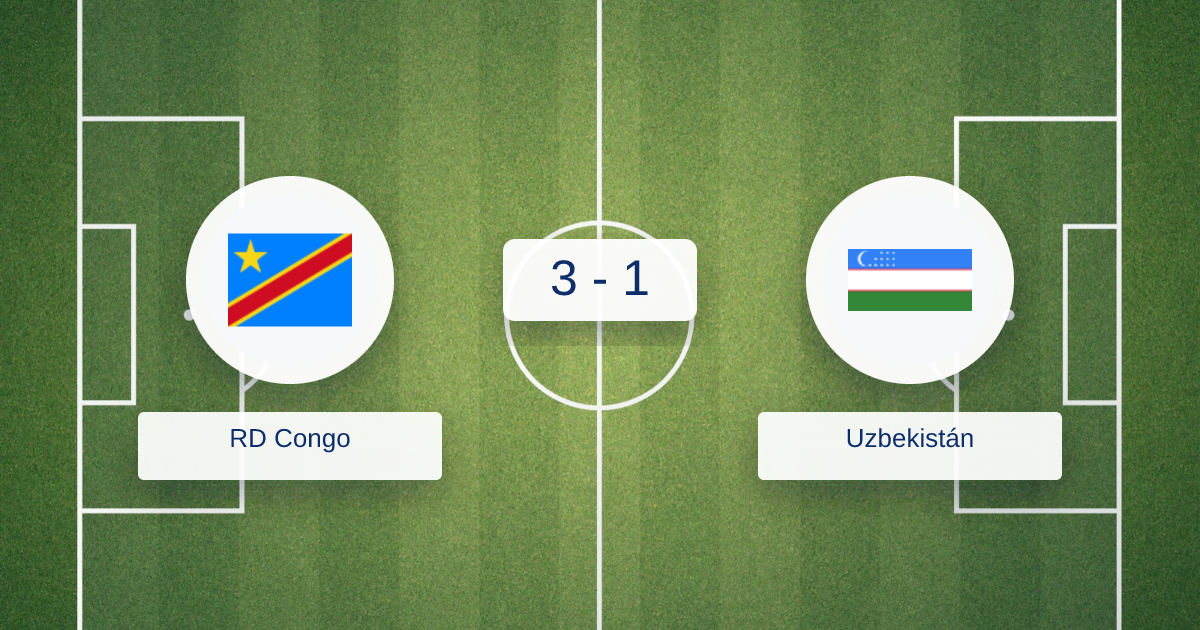 RD Congo vs Uzbekistán